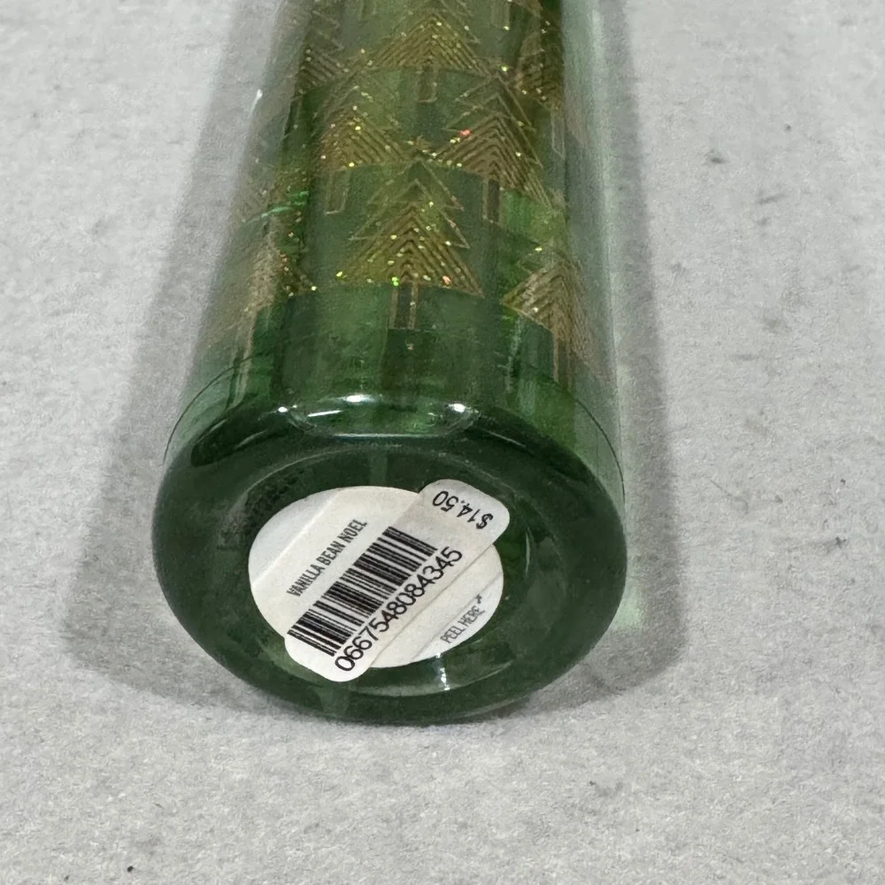 Bath & Body Works Vanilla Bean Noel Fragrance Mist Women 8oz Green Holiday Scent